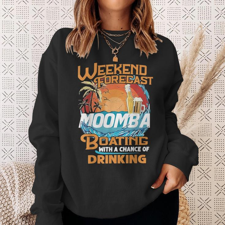 Weekend Forecast Century Boats Boating With A Chance Sweatshirt Gifts for Her