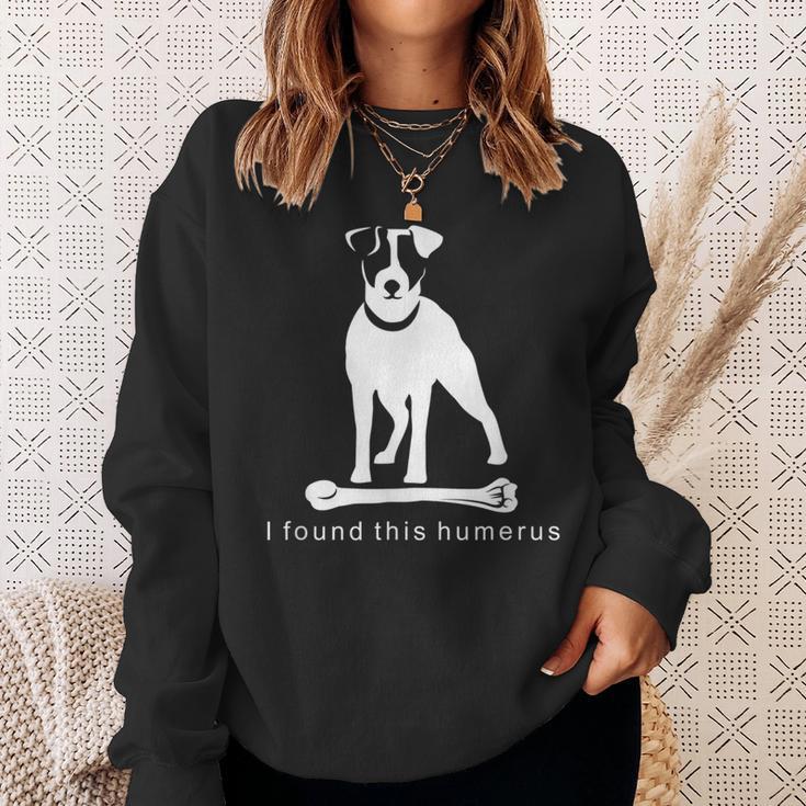 I Found This Humerus Jrt Jack Russell Terrier Dog Sweatshirt Gifts for Her