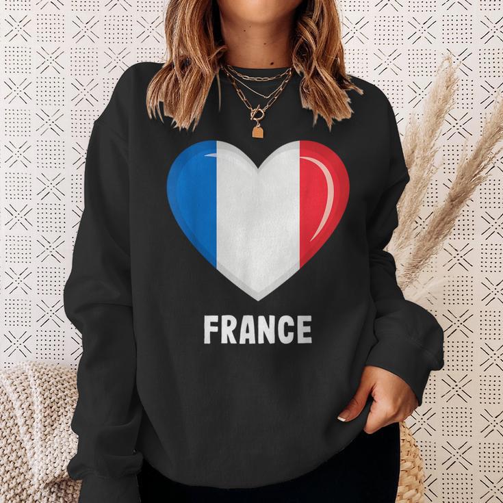 French France Flag Sweatshirt Geschenke für Sie