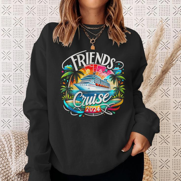 Friends Cruising 2024 Vacation Friends Dont Let Cruise Alone Sweatshirt Gifts for Her