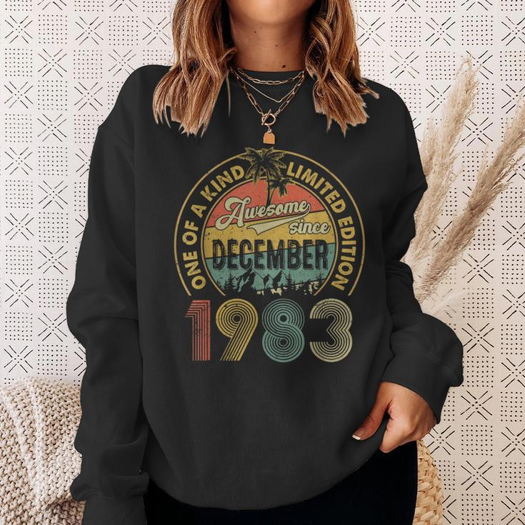 40 Years Old December 1983 Vintage 40Th Birthday Sweatshirt Gifts for Her