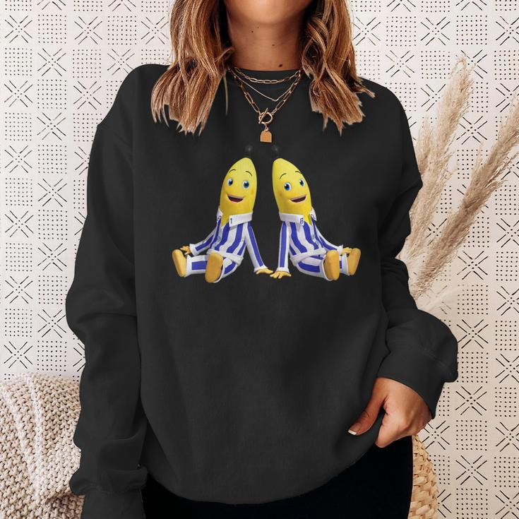 Bananas In Pajamas B1 And B2 Vegetarian Sweatshirt Gifts for Her