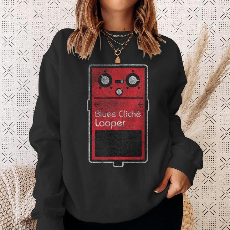 Blues Cliche Looper Effect Pedal Sweatshirt Gifts for Her