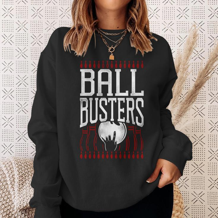 Bowling Ball Busters Sweatshirt Gifts for Her