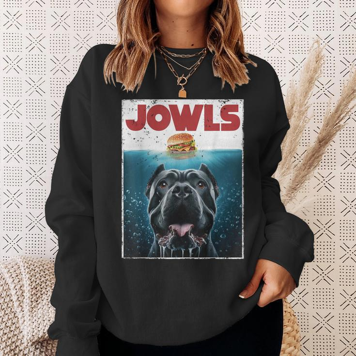 Cane Corso Jowls Top Drool Burger Dog Mom Dog Dad Sweatshirt Gifts for Her