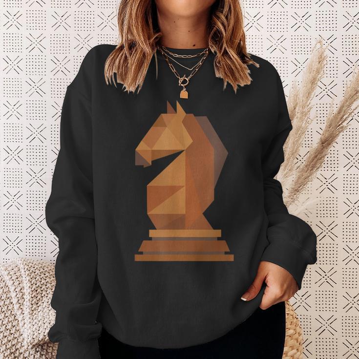 Chess Chess Player Springer Sweatshirt Geschenke für Sie