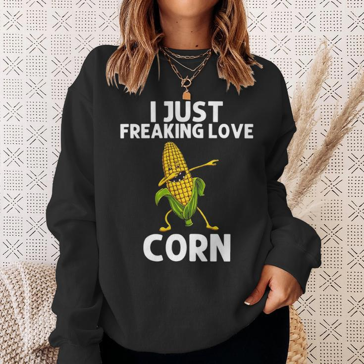 Corn Corn The Cob Costume Farmer Sweatshirt Gifts for Her