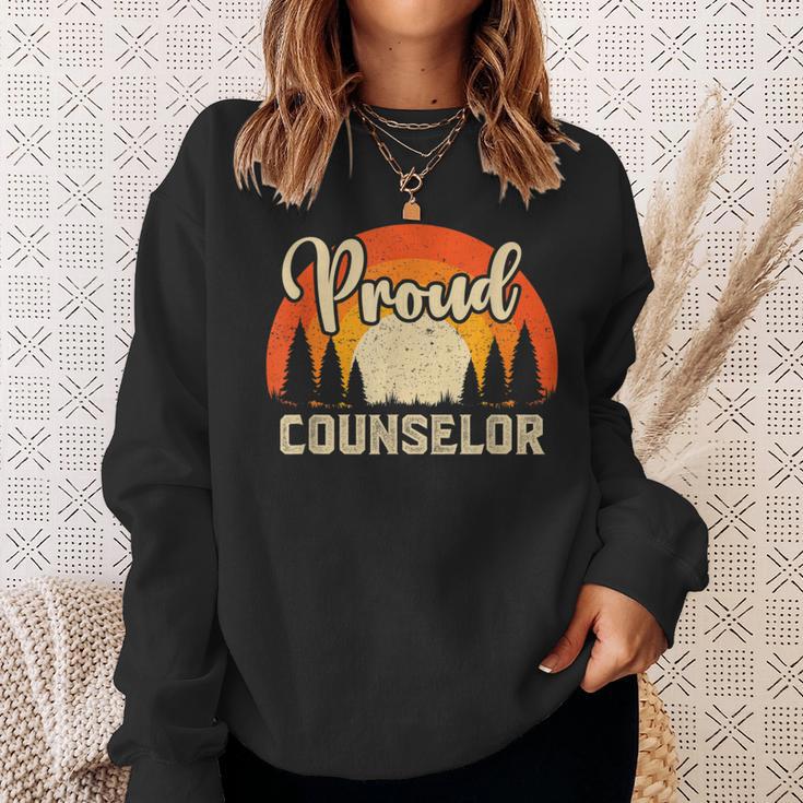 Counselor Superhero Vintage For Dad Sweatshirt Gifts for Her