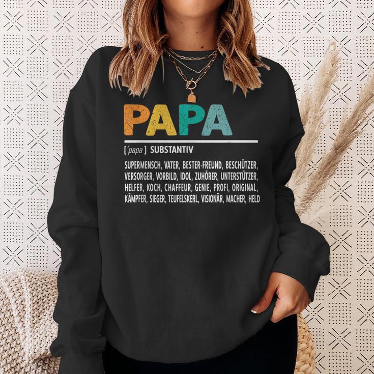 Definition Papa Besterater Der Welt S Sweatshirt Geschenke für Sie