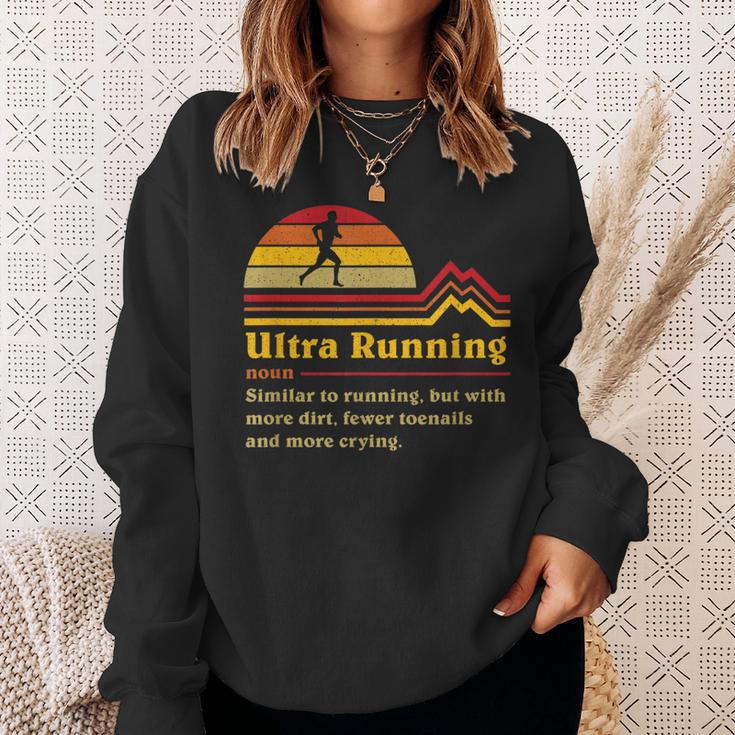 Definition Ultrarunning Ultra Trail Runner Sweatshirt Gifts for Her