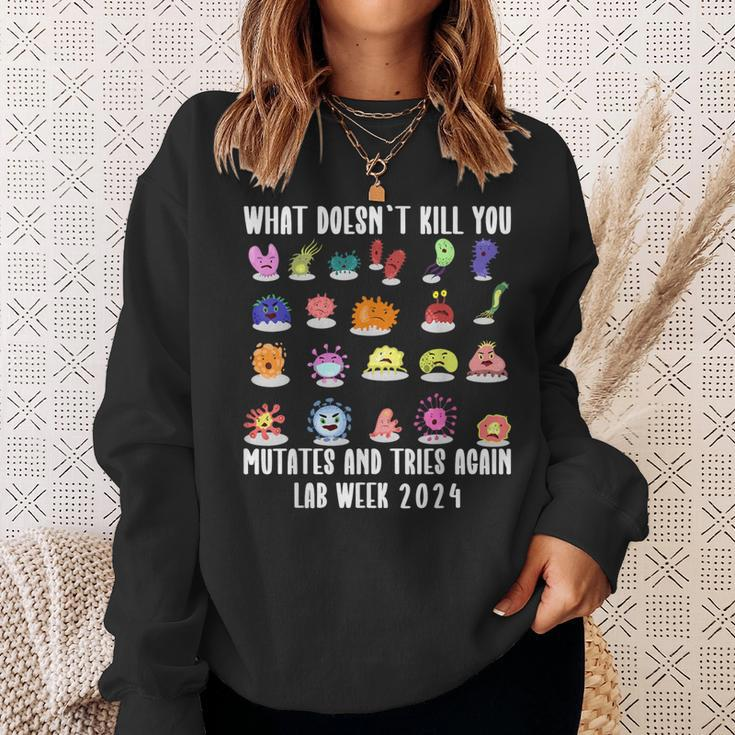What Doesn't Kill You Mutates Biology Lab Week 2024 Sweatshirt Gifts for Her