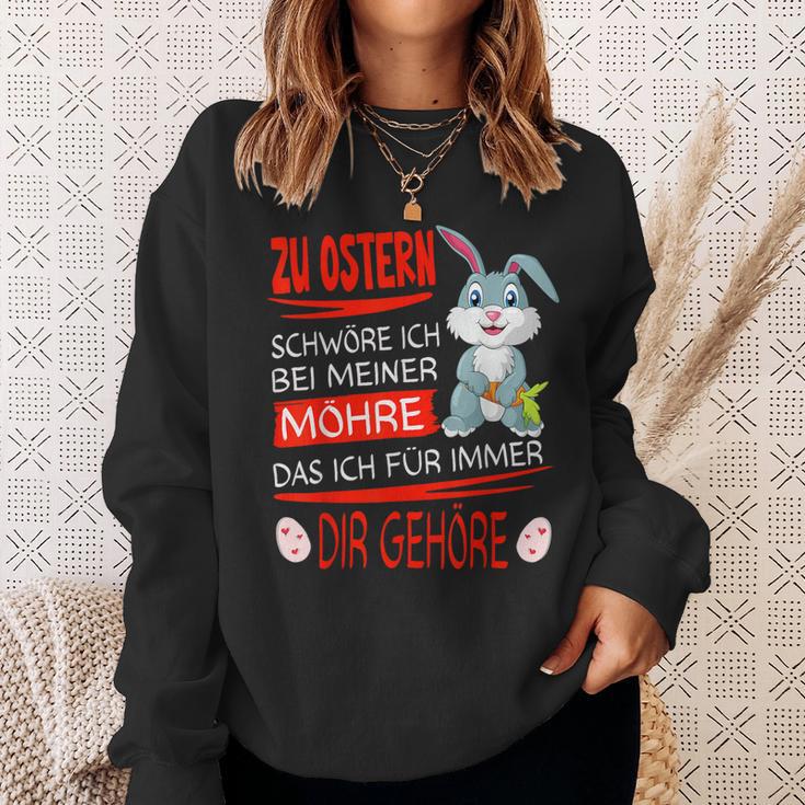 With Easter Bunny Zu Ostern Das Ich Für Immer Dir Gehörre Sweatshirt Geschenke für Sie