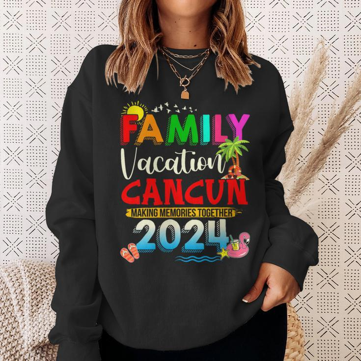 Family Vacation Cancun 2024 Making Memories Together Sweatshirt Gifts for Her