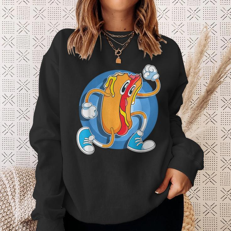 Foodie Hot Dog Lover Fast Food Franks Sausage Hotdog Sweatshirt Gifts for Her