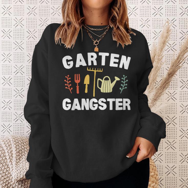 Garden Gangster Gardening Saying Sweatshirt Geschenke für Sie