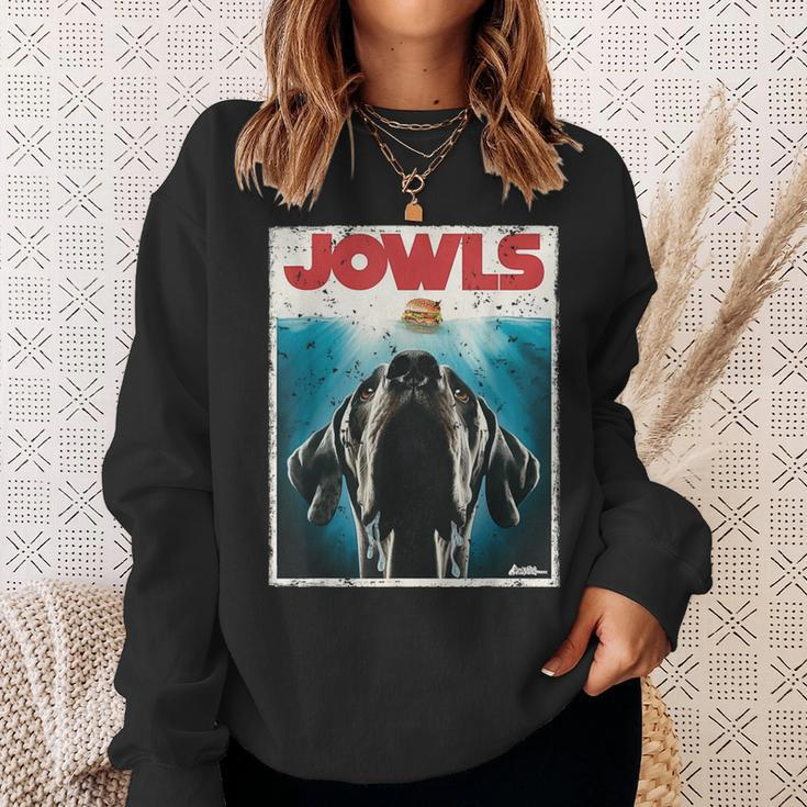 Great Dane Jowls Paws Top Drooling Dog Mom Dog Dad Sweatshirt Gifts for Her