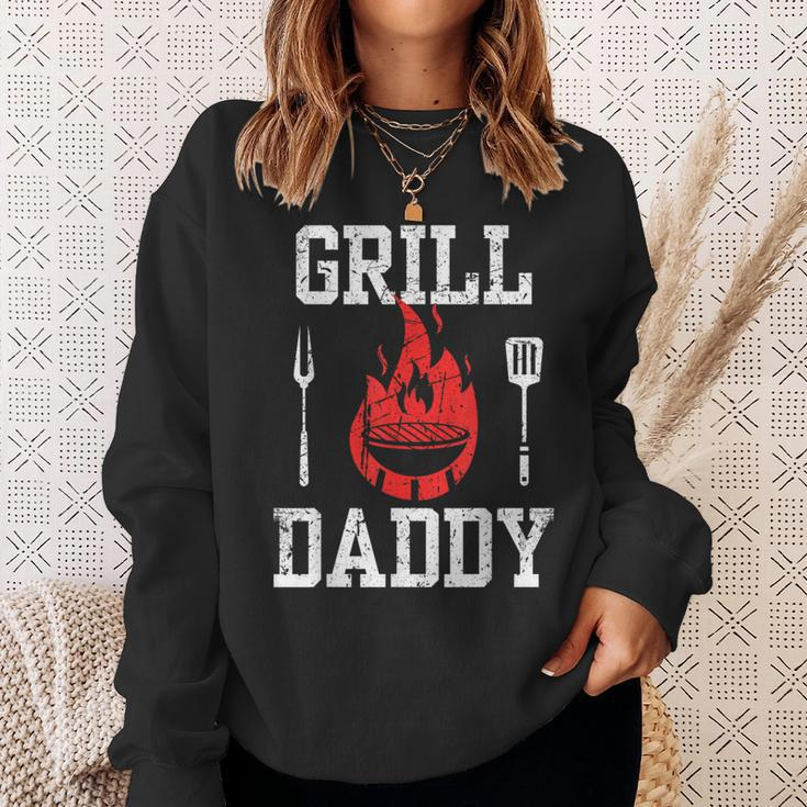 Grill Daddy Bbq And Grillfather For Father's Day Sweatshirt Gifts for Her