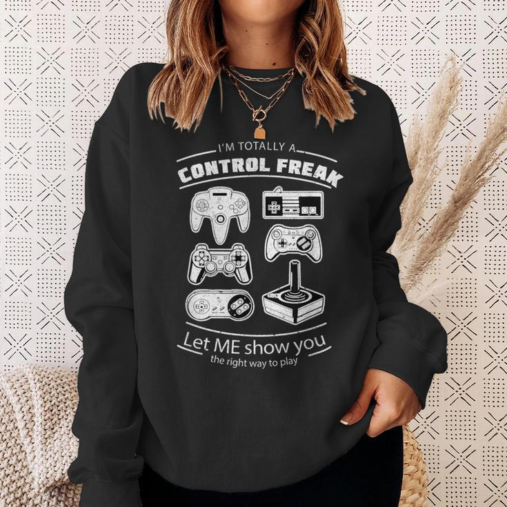 I'm A Control Freak Gamer Video Games Sweatshirt Gifts for Her