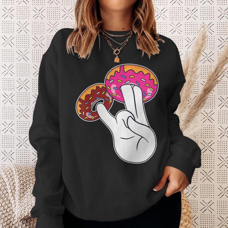 Inappropriate And Embarrassing Dirty Adult Humor Donut Sweatshirt Gifts for Her