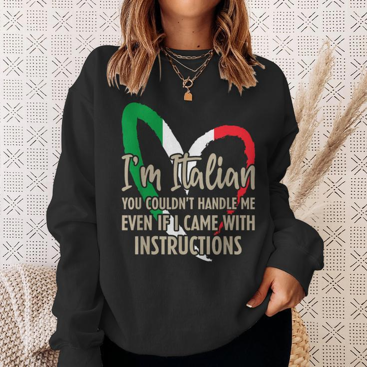 Italian Sayings Im Italian Sweatshirt Gifts for Her