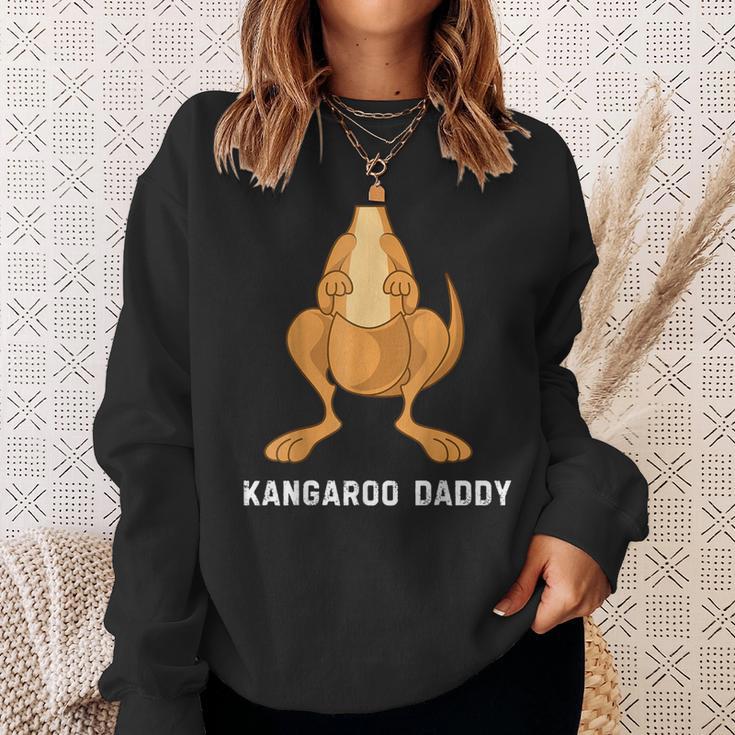 Kangaroo Daddy For Dad Farmer Lover Kangaroo Sweatshirt Gifts for Her