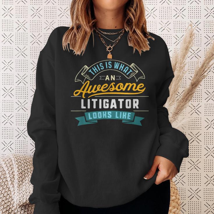 Litigator Awesome Job Occupation Graduation Sweatshirt Gifts for Her