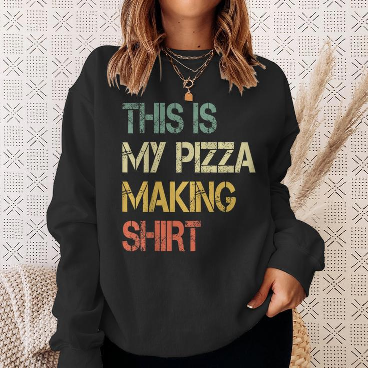 Love Pizza Making Party Chef Pizzaologist Pizza Maker Sweatshirt Gifts for Her