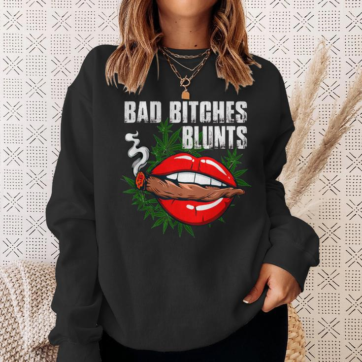 Marijuana Weed 420 Weed Sexy Lips Cannabis Marijuana Sweatshirt Gifts for Her