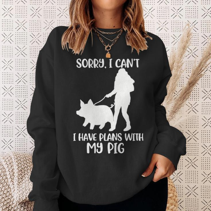 Pig Cute Pigs Girls Pet Owner Pig Sweatshirt Gifts for Her