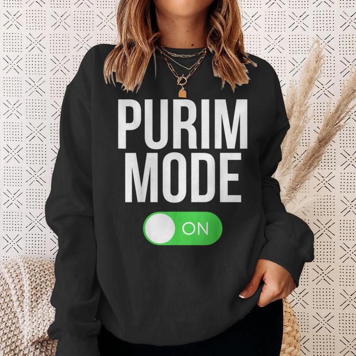 Purim Mode On Purim Festival Costume Sweatshirt Gifts for Her