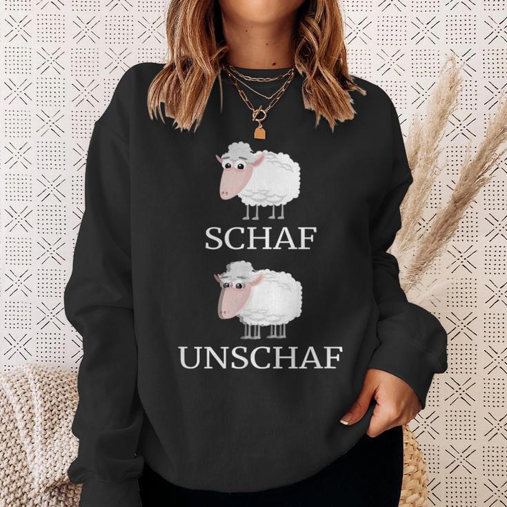 Sheep Unschaf Slogan Word Joke Sweatshirt Geschenke für Sie