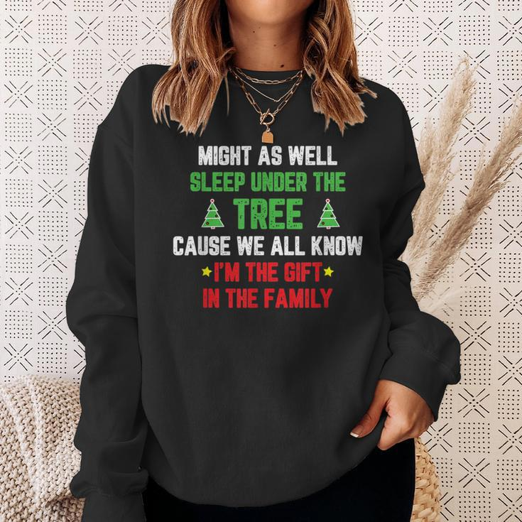 Sleep Under Tree I'm The In The Family Christmas Sweatshirt Gifts for Her
