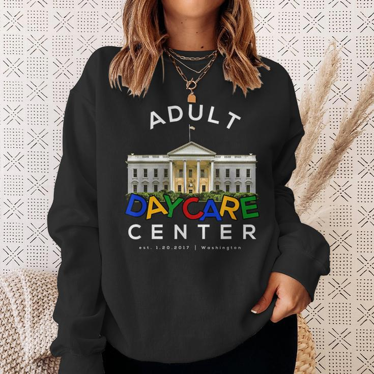 White House Adult Day Care President Sweatshirt Gifts for Her
