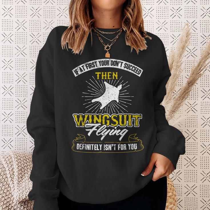 Wingsuit Flying Wingsuiting Sweatshirt Gifts for Her