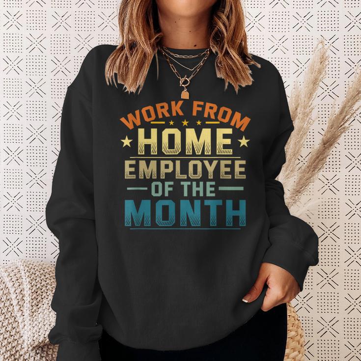 Work From Home Employee Of The Month Home Office Sweatshirt Gifts for Her