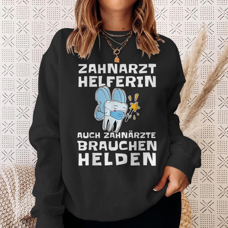 Zahnarzthelferin Auch Zahnärzte Brauchchen Helden Helden Sweatshirt Geschenke für Sie