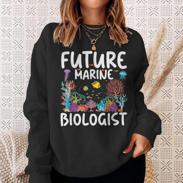 Future Marine Biologist Cute Costume Kid Child Adult Sweatshirt Gifts for Her