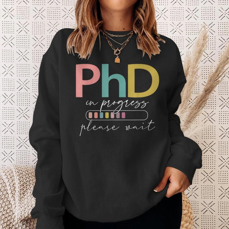 Future Phd Loading Phinished Promotion Sweatshirt Gifts for Her