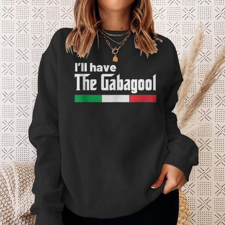 Gabagool Italy For Italians Capicola Nj New Jersey Sweatshirt Gifts for Her