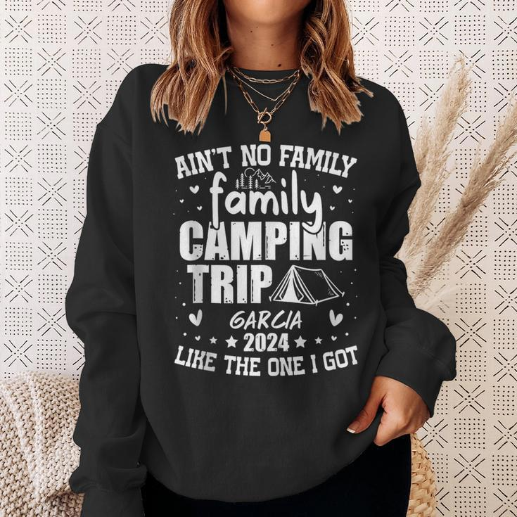 Garcia Family Name Reunion Camping Trip 2024 Matching Sweatshirt Gifts for Her