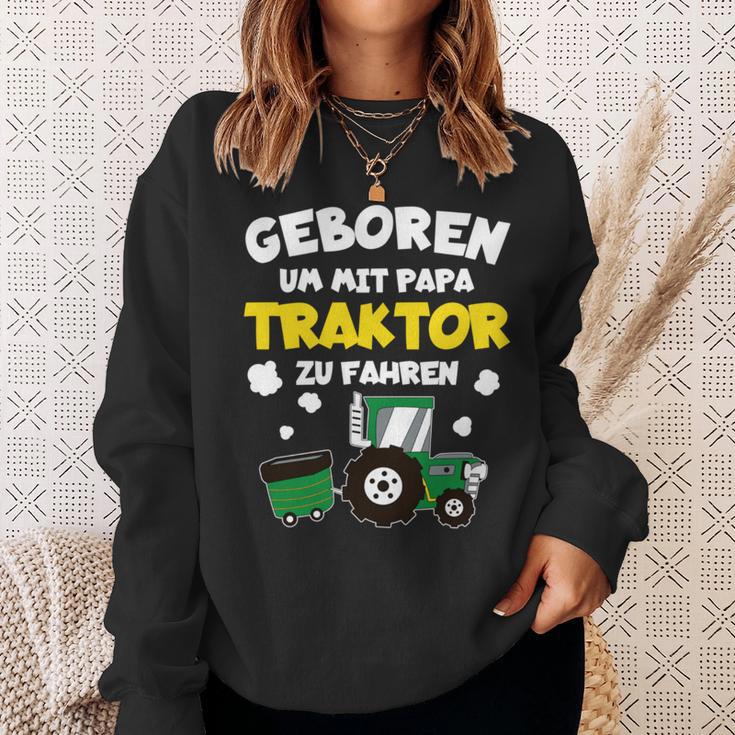 Geboren Um Mit Papa Traktor Zu Fahren Children's Jumper Sweatshirt Geschenke für Sie