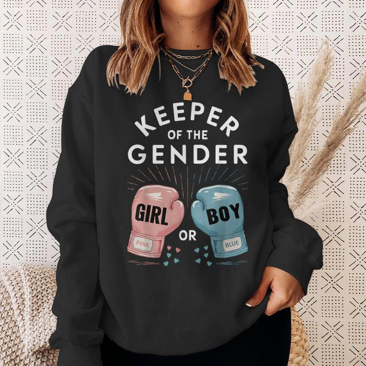 Gender Reveal Party Keeper Of Gender Boxing Sweatshirt Gifts for Her