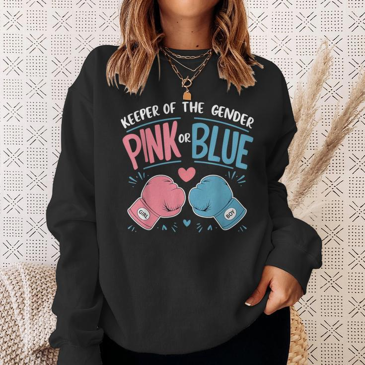 Gender Reveal Party Keeper Of Gender Boxing Sweatshirt Gifts for Her