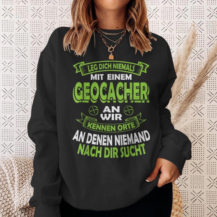 Geocacher Geocache Geocaching Sweatshirt Geschenke für Sie