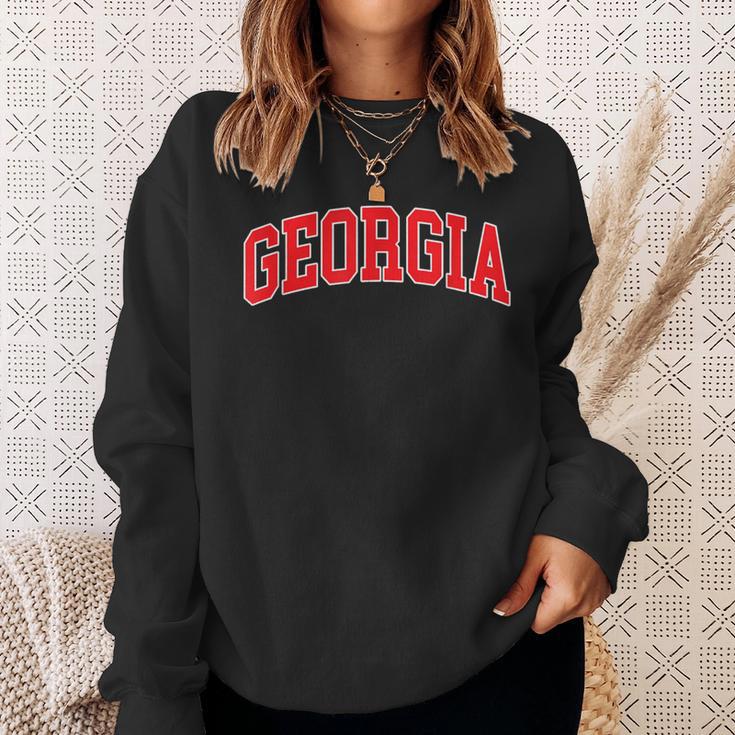 Georgia Throwback Classic Sweatshirt Gifts for Her