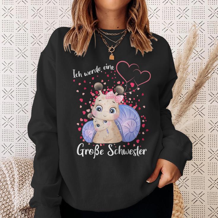 German Announcement Ich Werde Große Schwester S Sweatshirt Geschenke für Sie