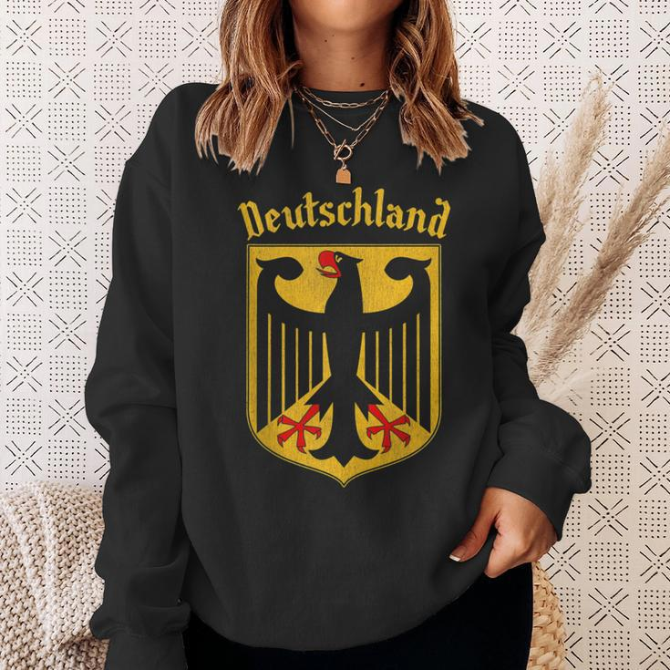 German Eagle Deutschland Coat Of Arms Flag Souvenir Sweatshirt Gifts for Her