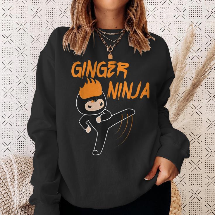 Ginger Ninja Warrior Ginga Red Hair Sweatshirt Geschenke für Sie