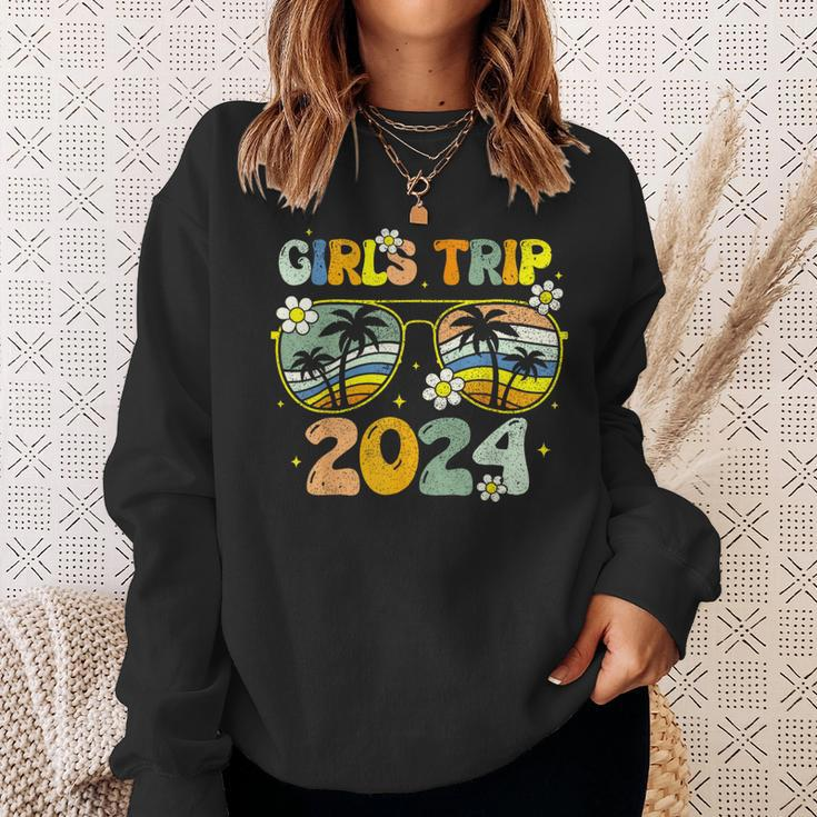 Girls Trip 2024 Weekend Summer 2024 Vacation Matching Sweatshirt Gifts for Her