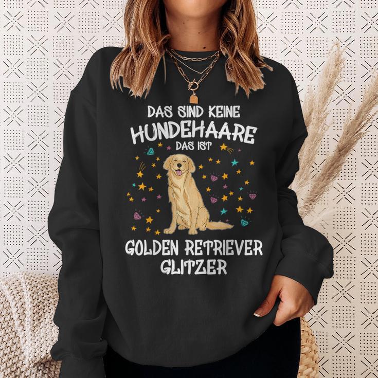 Golden Retriever Glitter Dog Holder Mix Dog Sweatshirt Geschenke für Sie